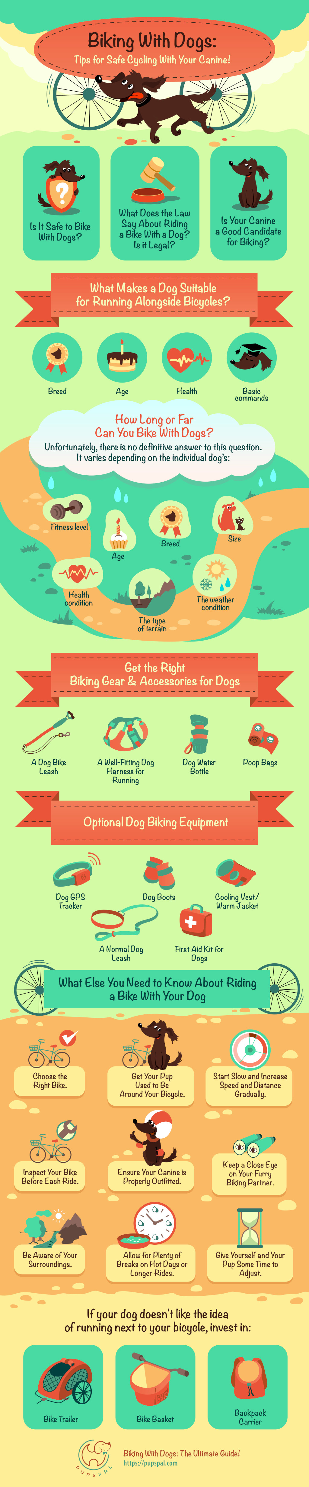 Infographic - Biking with dogs